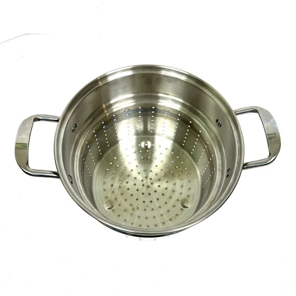 Heavy Duty Stainless Steel Pasta Vegetable Steamer/Colander